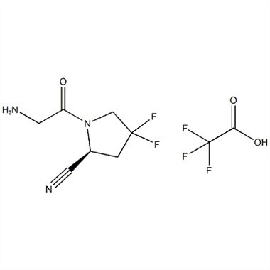(S)-1-(2-Amminoacetile)-4,4-difluoropirrolidina-2-carbonitrile Trifluoroacetato N. CAS:1448440-40-1