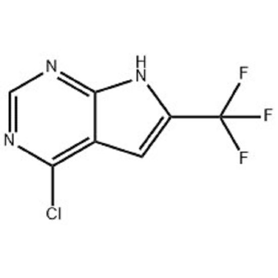 4-cloro-6-(trifluorometil)-7H-pirrolo[2,3-d]pirimidina N. CAS: 1830312-37-2