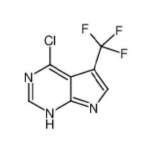 4-Cloro-5-(trifluorometil)-7H-pirrolo[2,3-d]pirimidina N. CAS: 1211520-73-8
